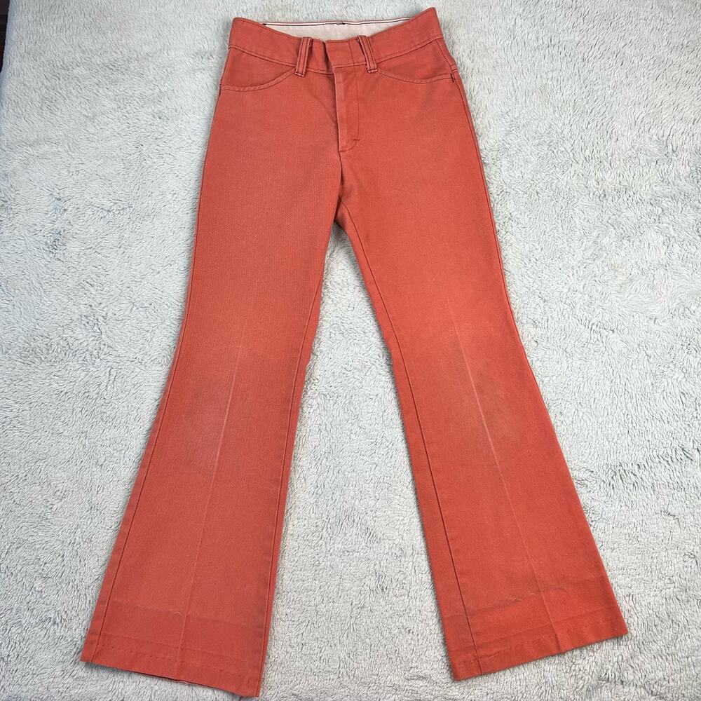 Sears Boy's Toughskins Salmon Pants Set Outfit Jacket Slacks Size 10/12 Slim VTG - Picture 6 of 14